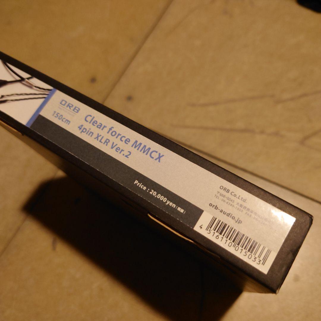 ORB clear force mmcx 4pin xlr ve.2 リケーブル