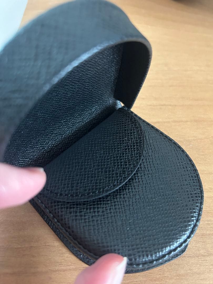 黒 合成皮革 ケース ドロップ型