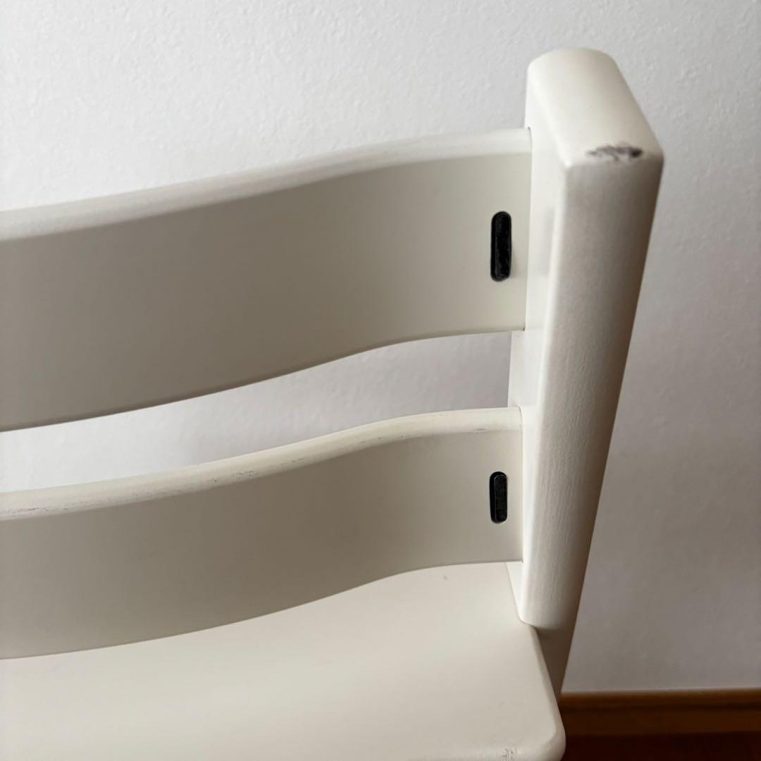 ストッケ　トリップ トラップ　ベビーチェア+ベビーセット　ホワイト②