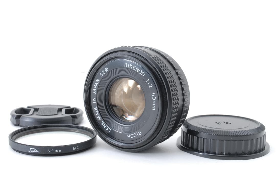 【美品】 RIKENON 50mm 1:2 リケノン リコーRICOH 希少