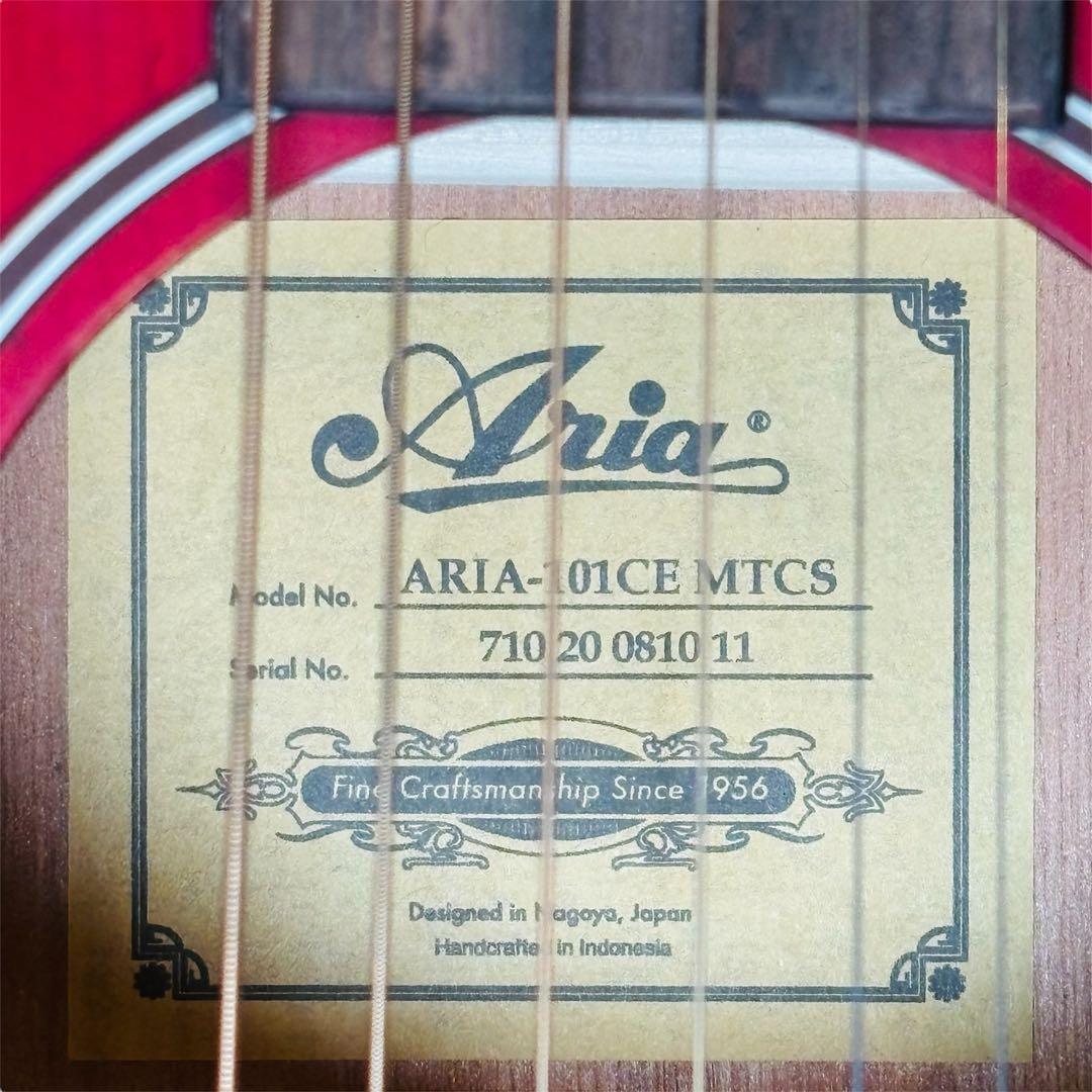 【極美品】Aria 101CE MTCS エレアコ