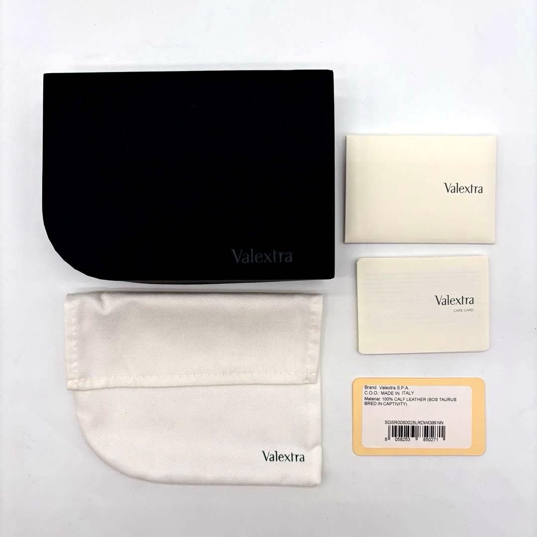 ✨未使用✨ ヴァレクストラ　マネークリップ　カーフスキン　ブラック　付属品完備