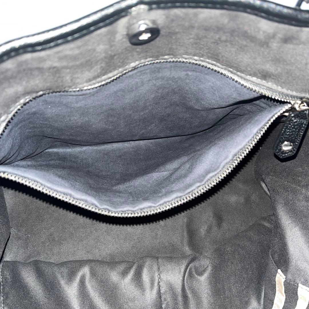 ヴィヴィアンウエストウッド　トートバッグ　ハミルトン　オーブ　レザー　ブラック