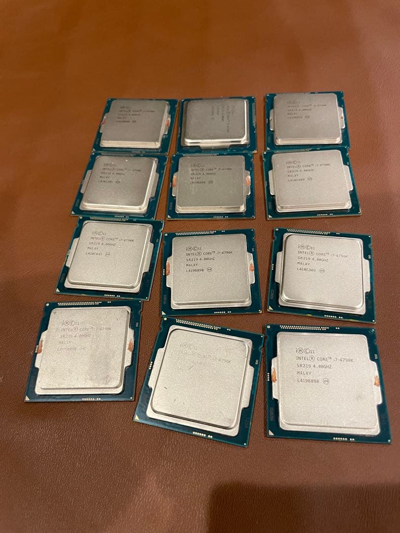 Intel Core i7-4790K CPU 12個　動作未確認　返品不可