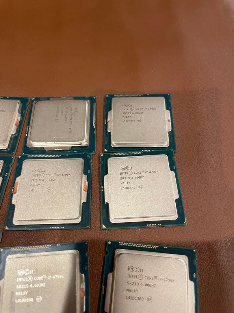 Intel Core i7-4790K CPU 12個　動作未確認　返品不可