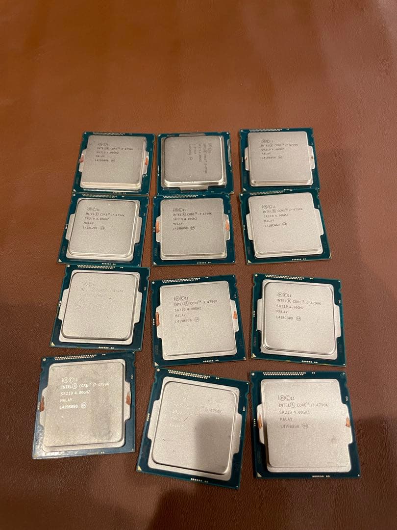 Intel Core i7-4790K CPU 12個　動作未確認　返品不可
