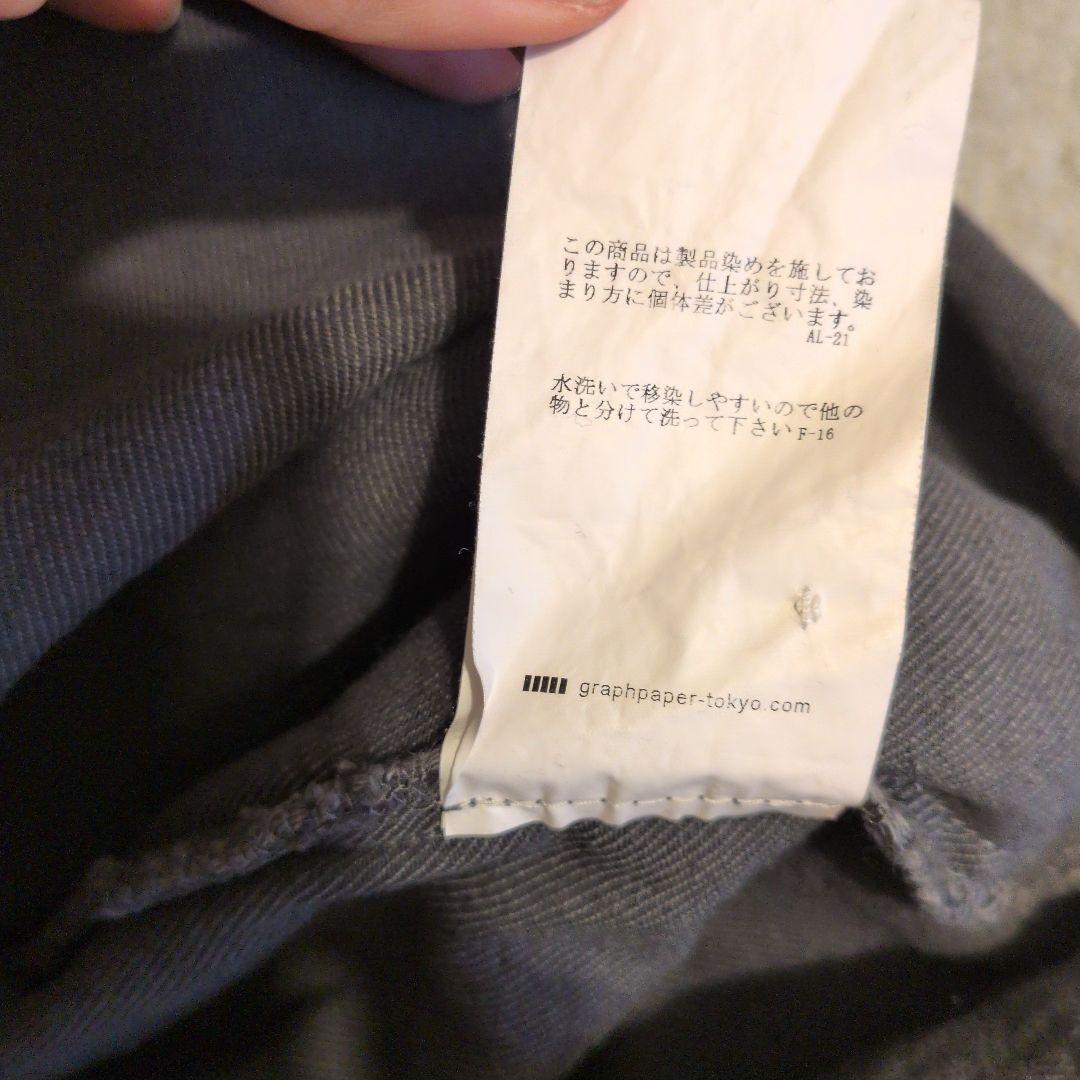 Graphpaper グレー デニムシャツ 長袖