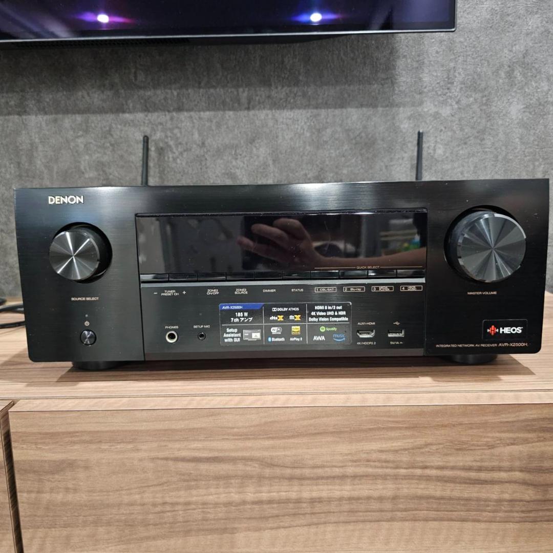 【美品】DENON AVアンプ AVR-X2500H 7.2ch
