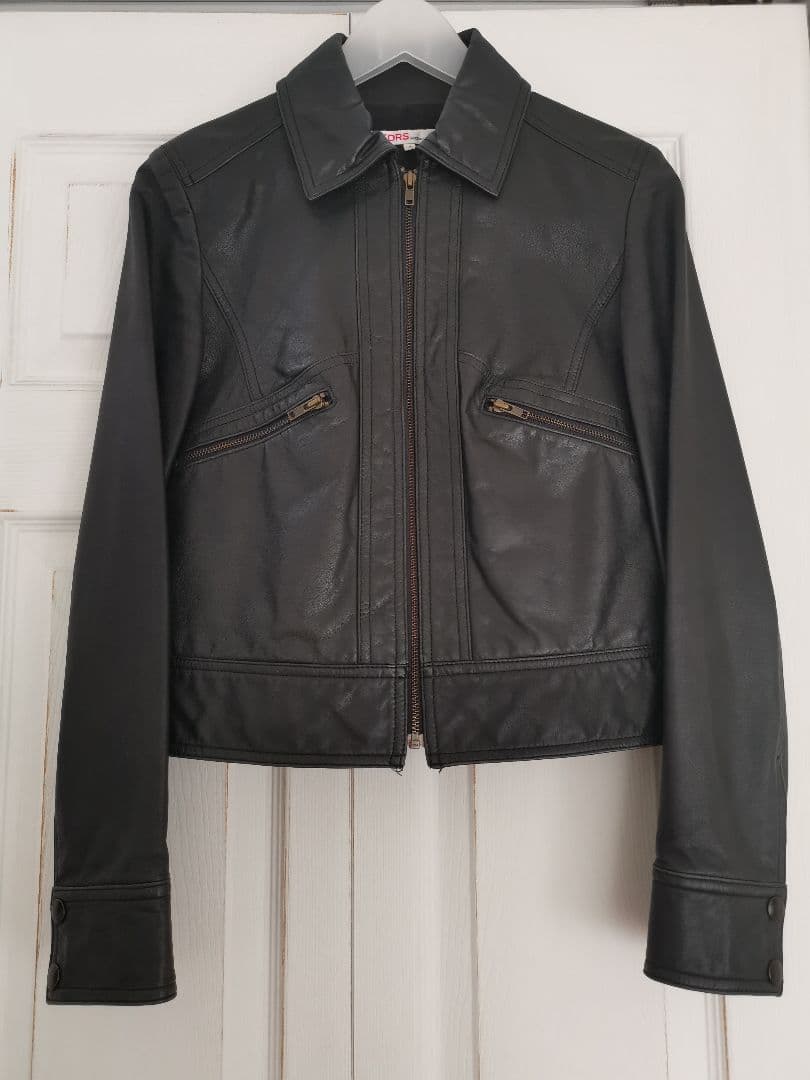 MICHAEL KORS 黒 レザージャケット サイズ4 羊革