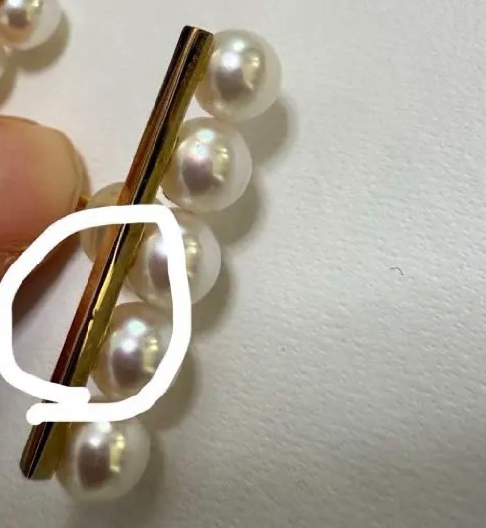 TASAKI バランス　ピアス　イエローゴールド