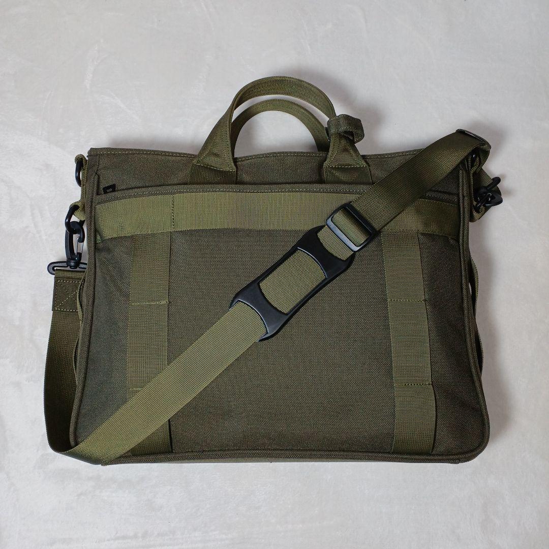 極美品SAC's Bar ミリタリーショルダー、ト―トバッグ　Ａ４　ＯＤ