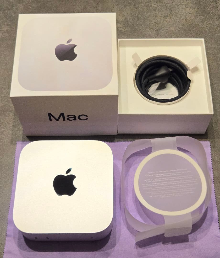 Apple Mac mini Apple M4チップ (MU9D3J/A)