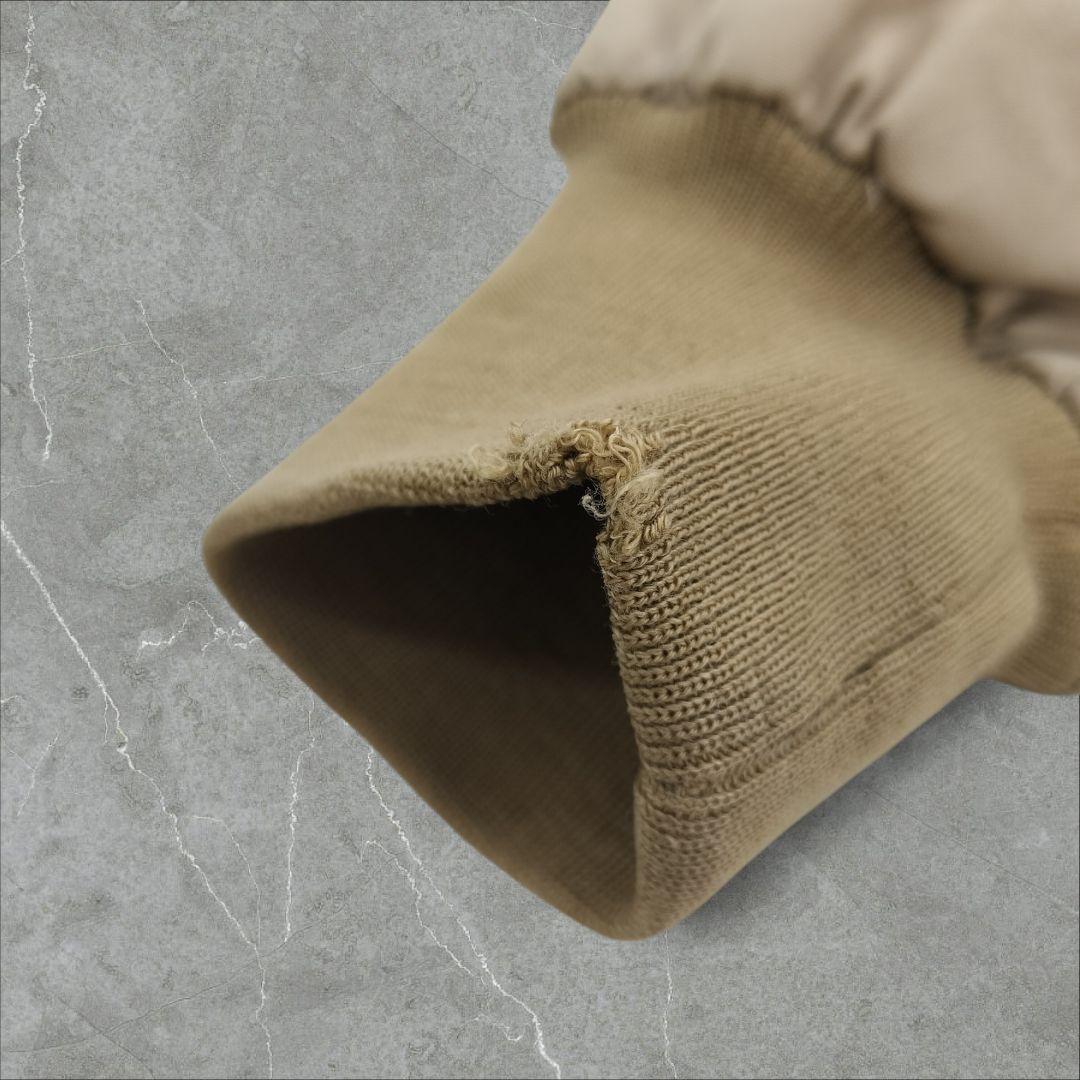 アディダス 70s ハリントンジャケット M ベージュ フルジップ トレフォイル