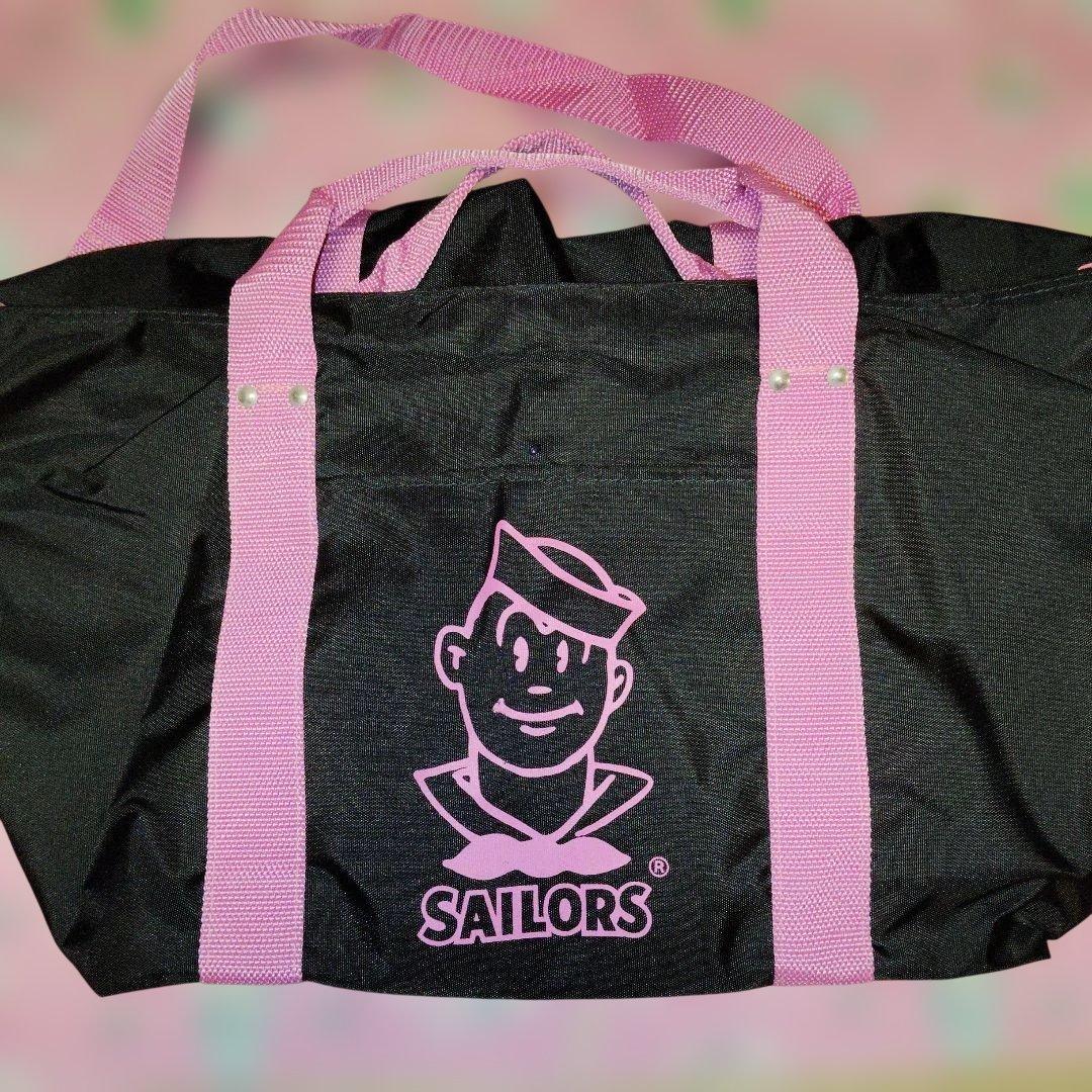 【超激レア】 SAILORS ボストンバッグ ピンク 黒 おニャン子クラブ