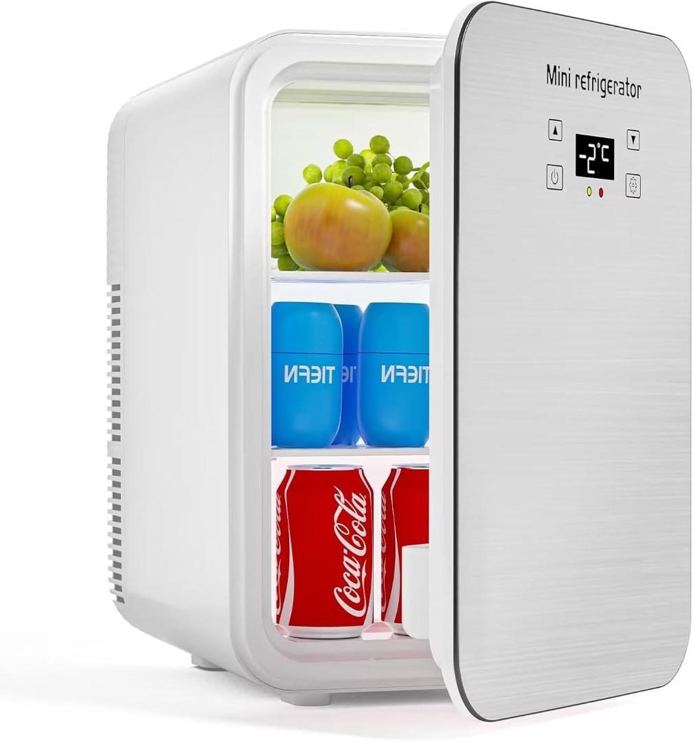 小型冷蔵庫 ミニ冷蔵庫 冷温庫 10L 保冷 １ドア 2システム 温度調節