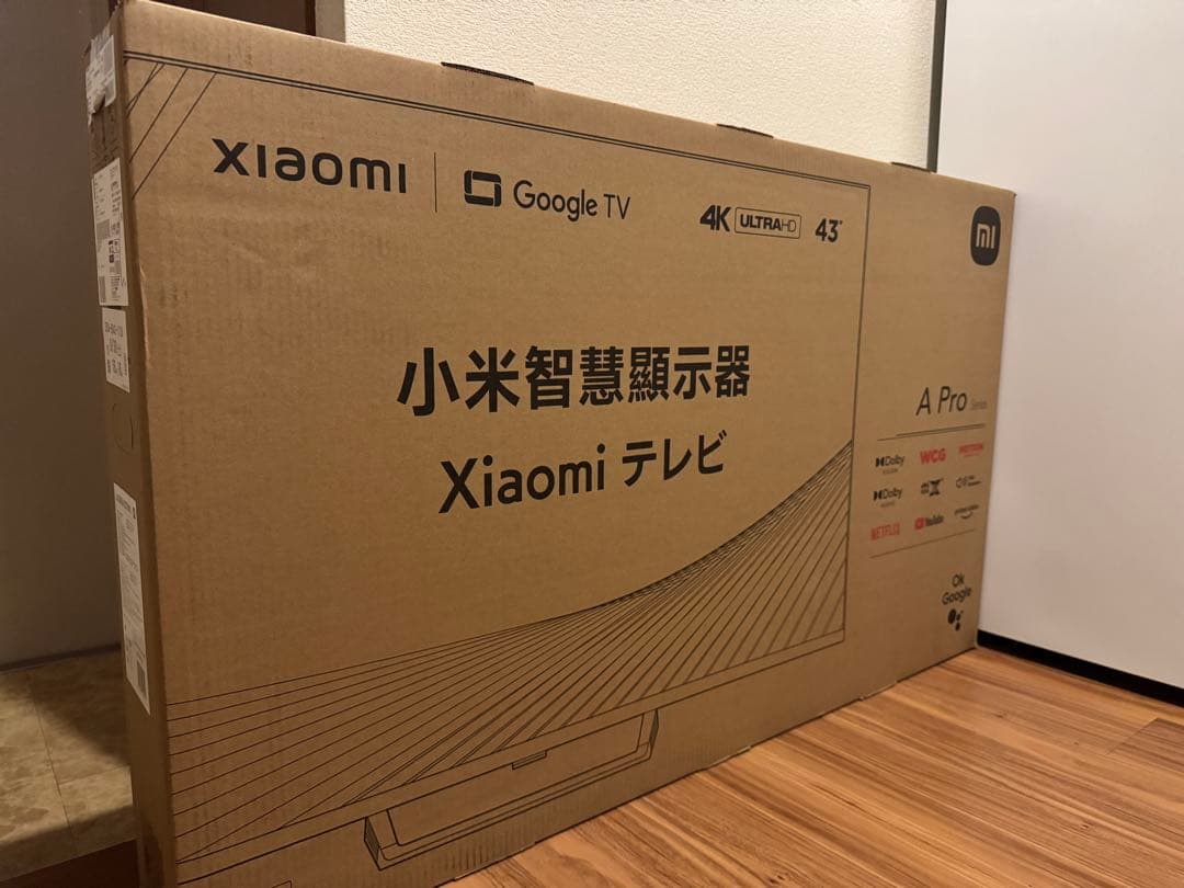 テレビ Xiaomi Tv A Pro 43 4K UHD