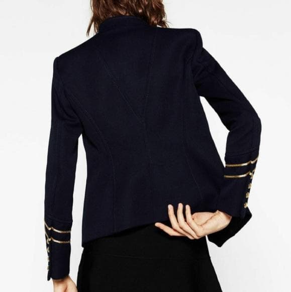 ザラ　ミリタリー　ナポレオン　ジャケット