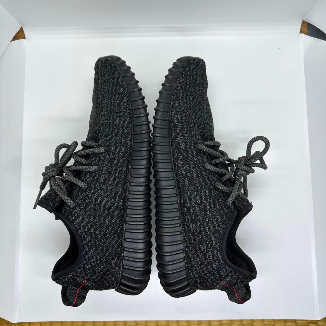 靴 YEEZY BOOST 350 PIRATE BLACK 27cm