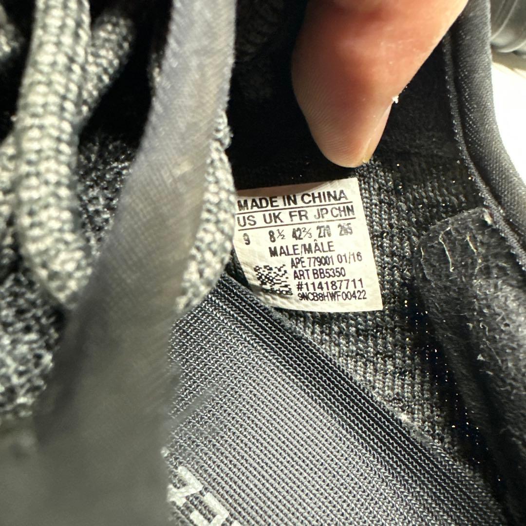 靴 YEEZY BOOST 350 PIRATE BLACK 27cm