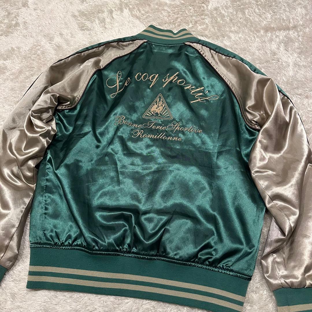 ルコック　スカジャン　ジャケット　スーベニア　メンズ　サイズM 刺繍　ロゴ