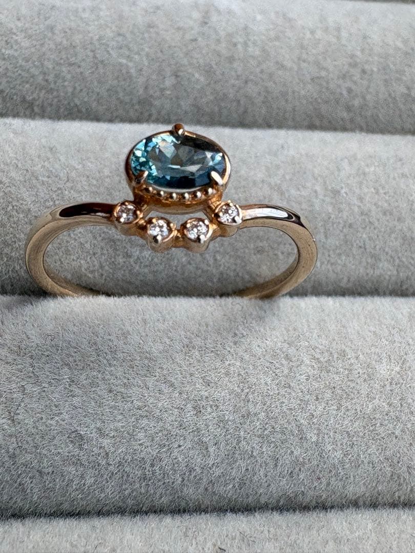 K10YG モンタナサファイアリング✨
