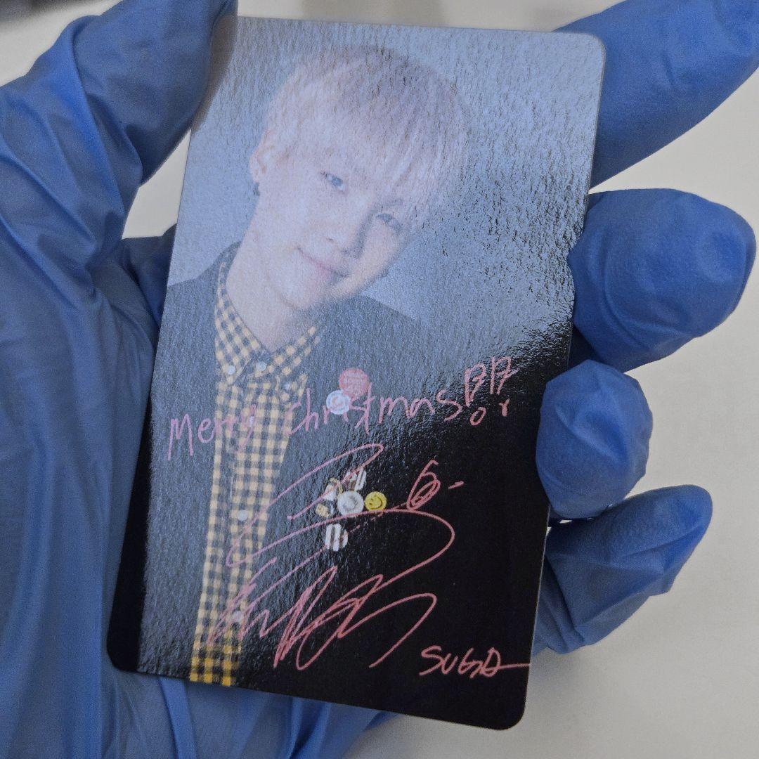 BTS I NEED U ユンギ ポニキャ クリスマス トレカ