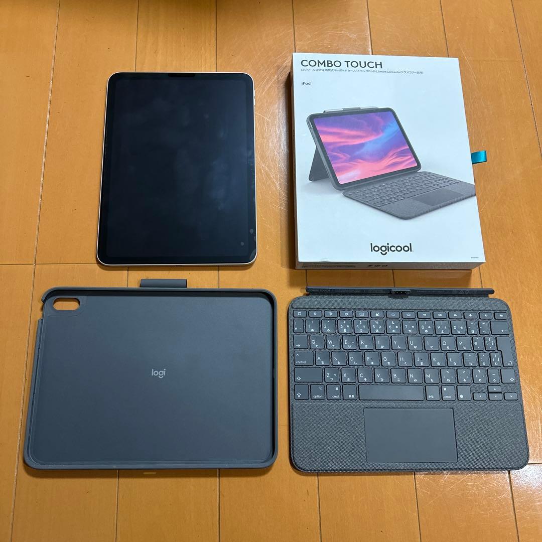 ipad 第10世代 10.9インチ 64GB シルバー　Logicool付
