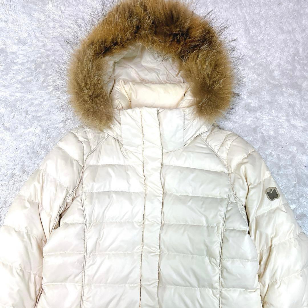 MaxMara WEEKEND ロングダウンジャケット アイボリー 38