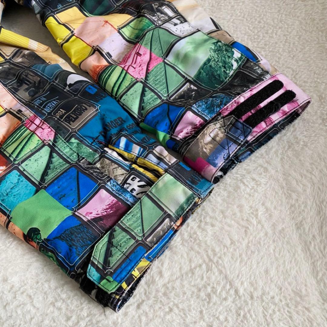 Oakley y2k スノーボードウェア　ジャケット　ピクセル　マルチカラー　M