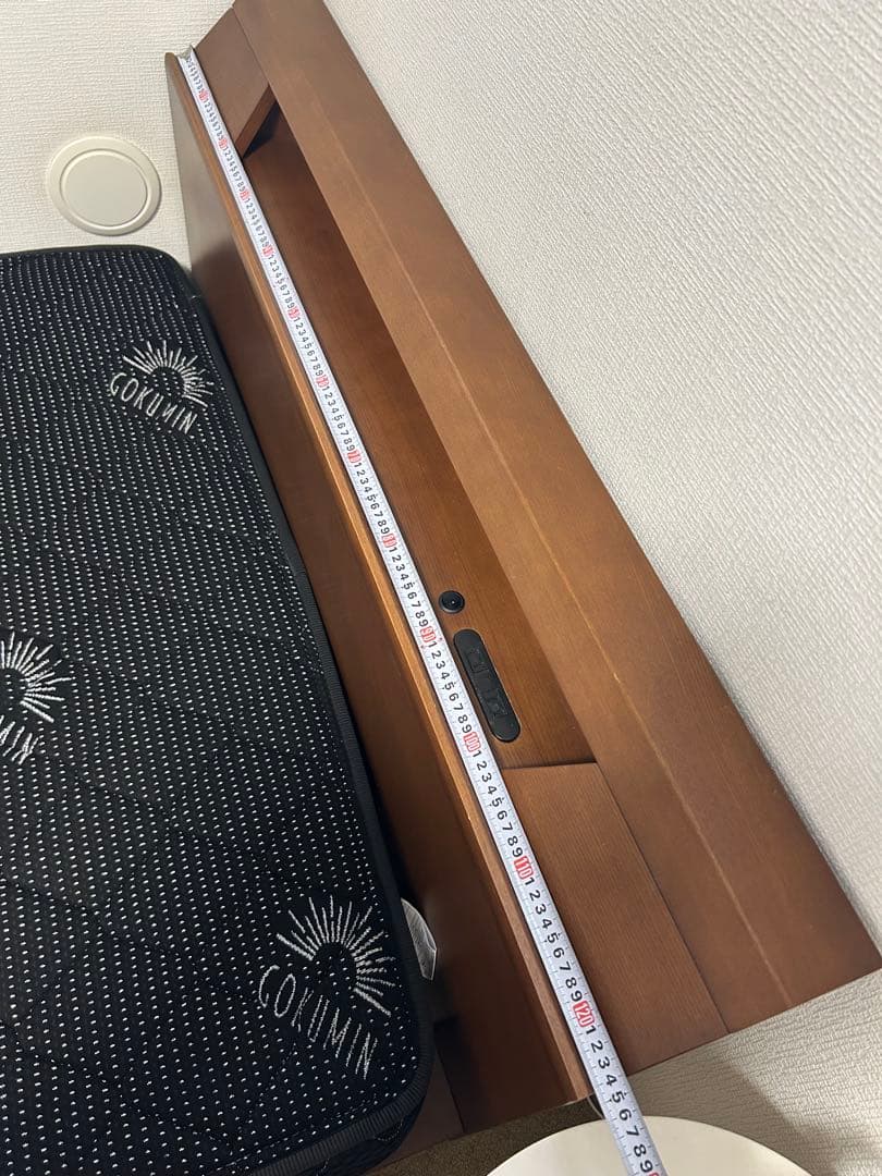 【shin】【美品】セミダブル　ベッドフレームマットレスセット