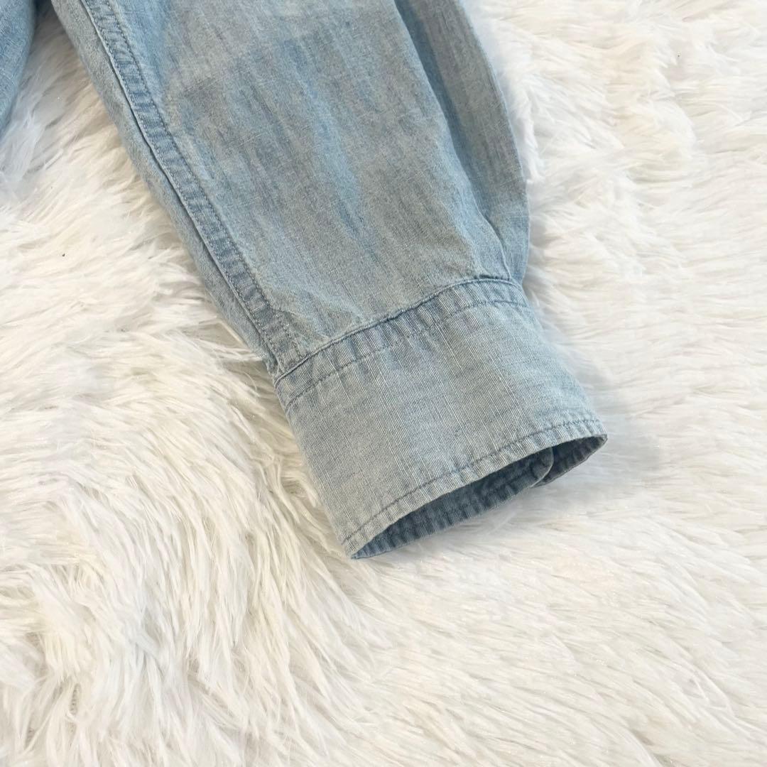 ポロラルフローレン ドローストリングシャンブレー フーデッドシャツ 2WAY