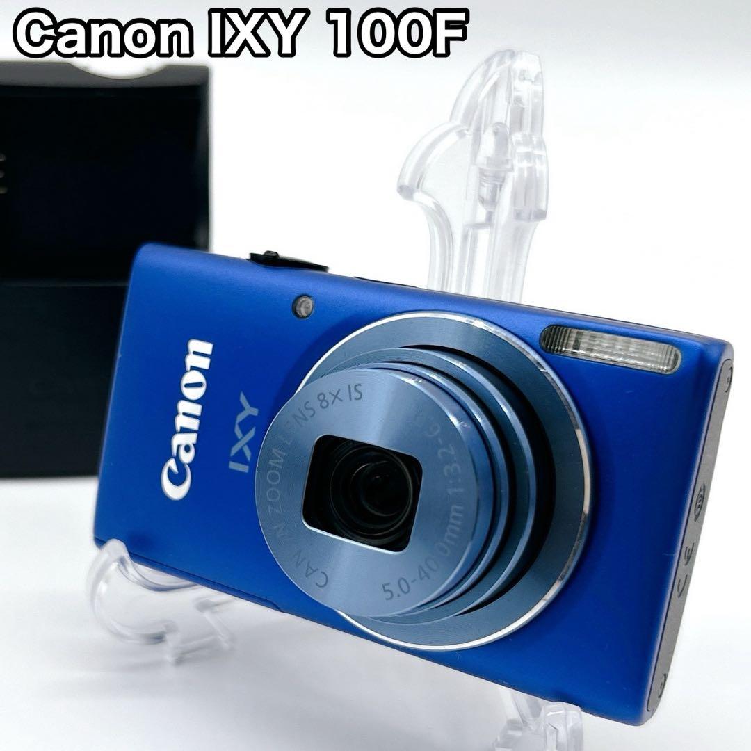 Canon キャノン IXY イクシー 100F デジカメ ブルー 充電器