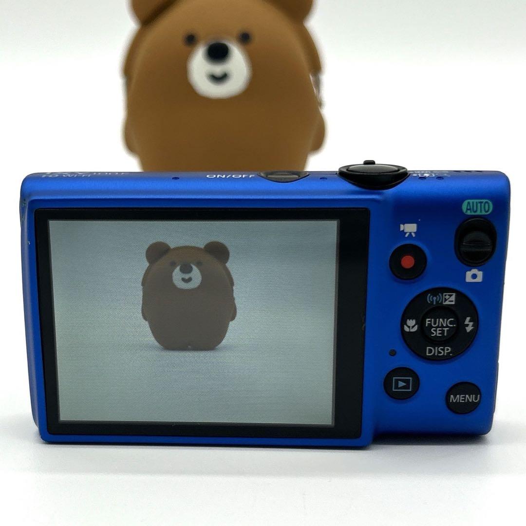 Canon キャノン IXY イクシー 100F デジカメ ブルー 充電器
