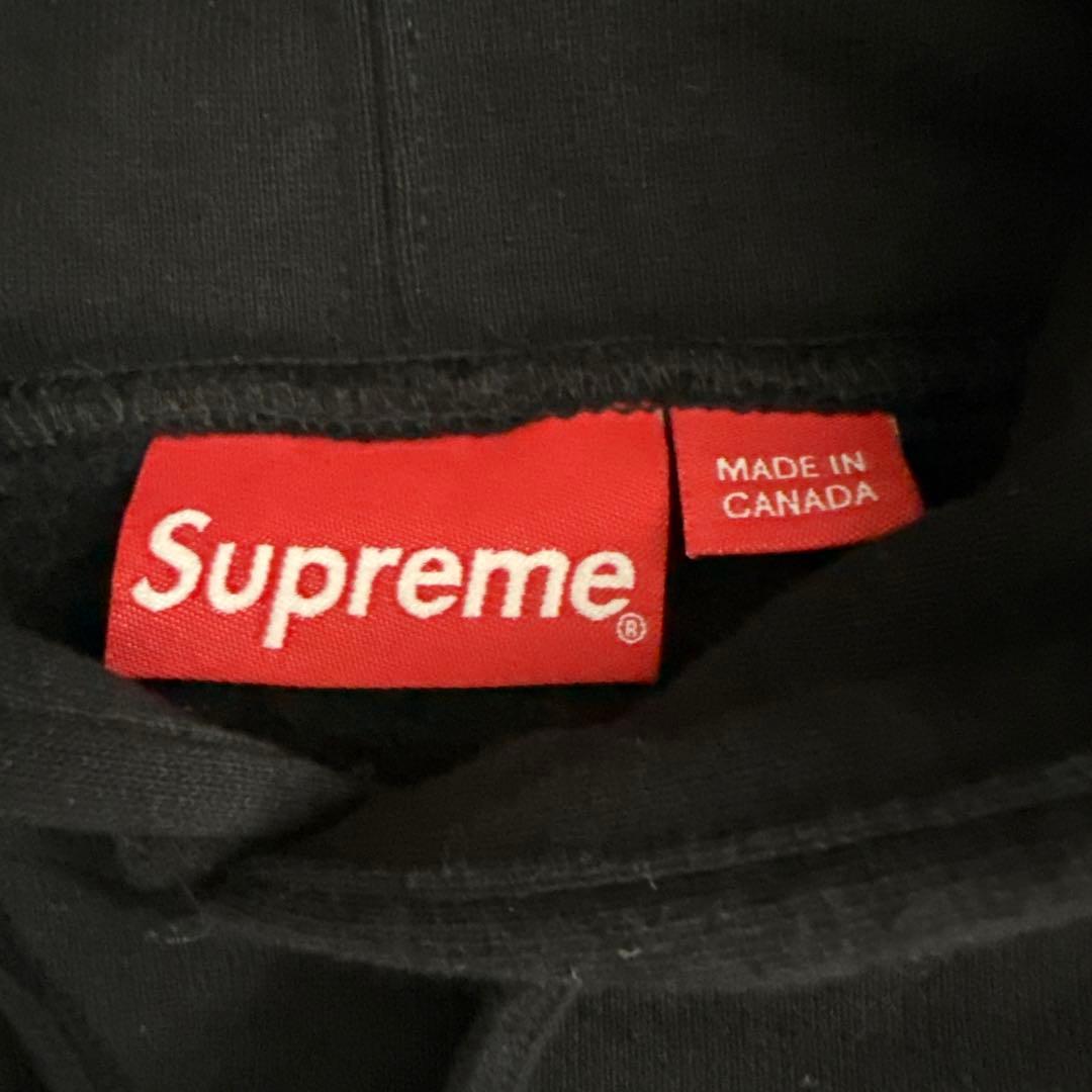 Supreme S Logo Hooded Sweatshirt ツノBlack