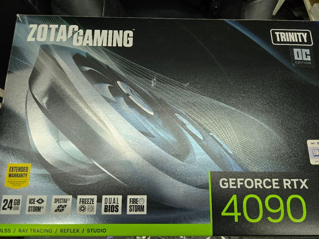 グラフィックボード・グラボ・ビデオカード NVIDIA GeForce zotac RTX 4090