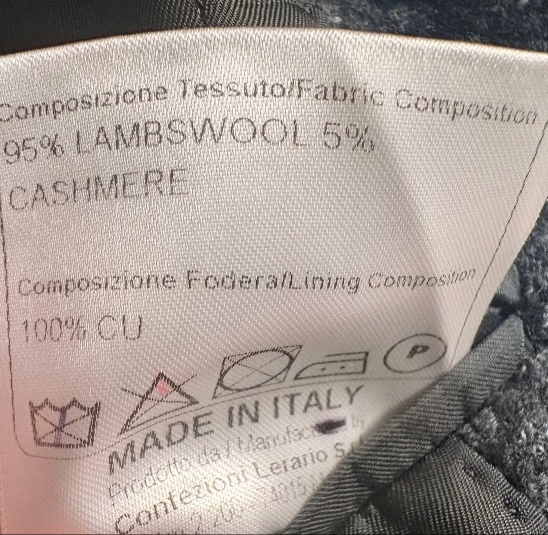 最終価格【カシミヤ混/上質ワッフル織】タリアトーレ アルスターコート 定価15万