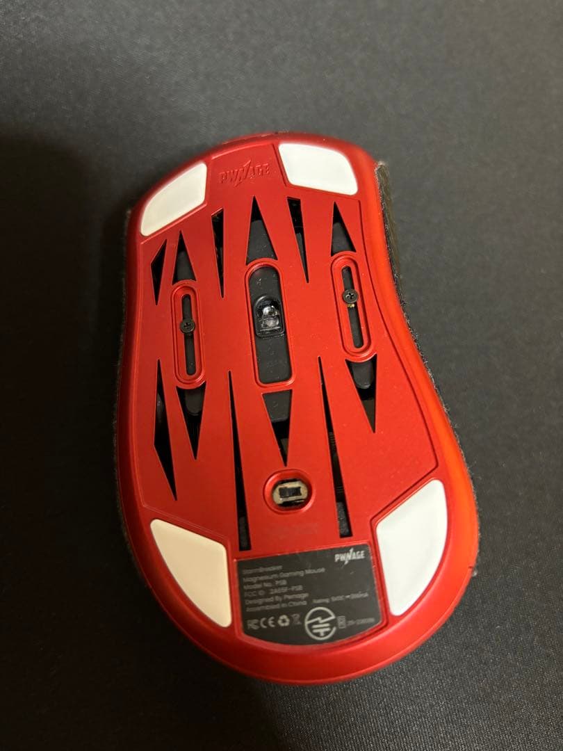 マウス・トラックボール Pwnage stormbreaker red