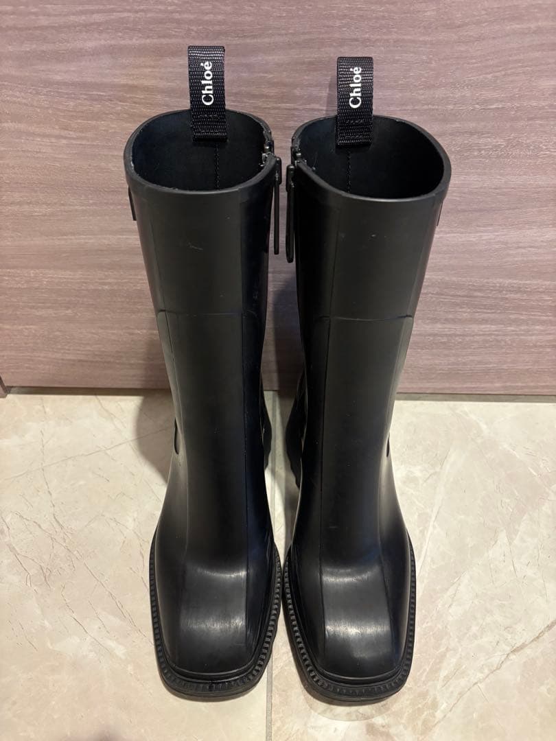即日発送可⭕️ サイズ37(24cm) Chloe クロエ レインブーツ ベティ