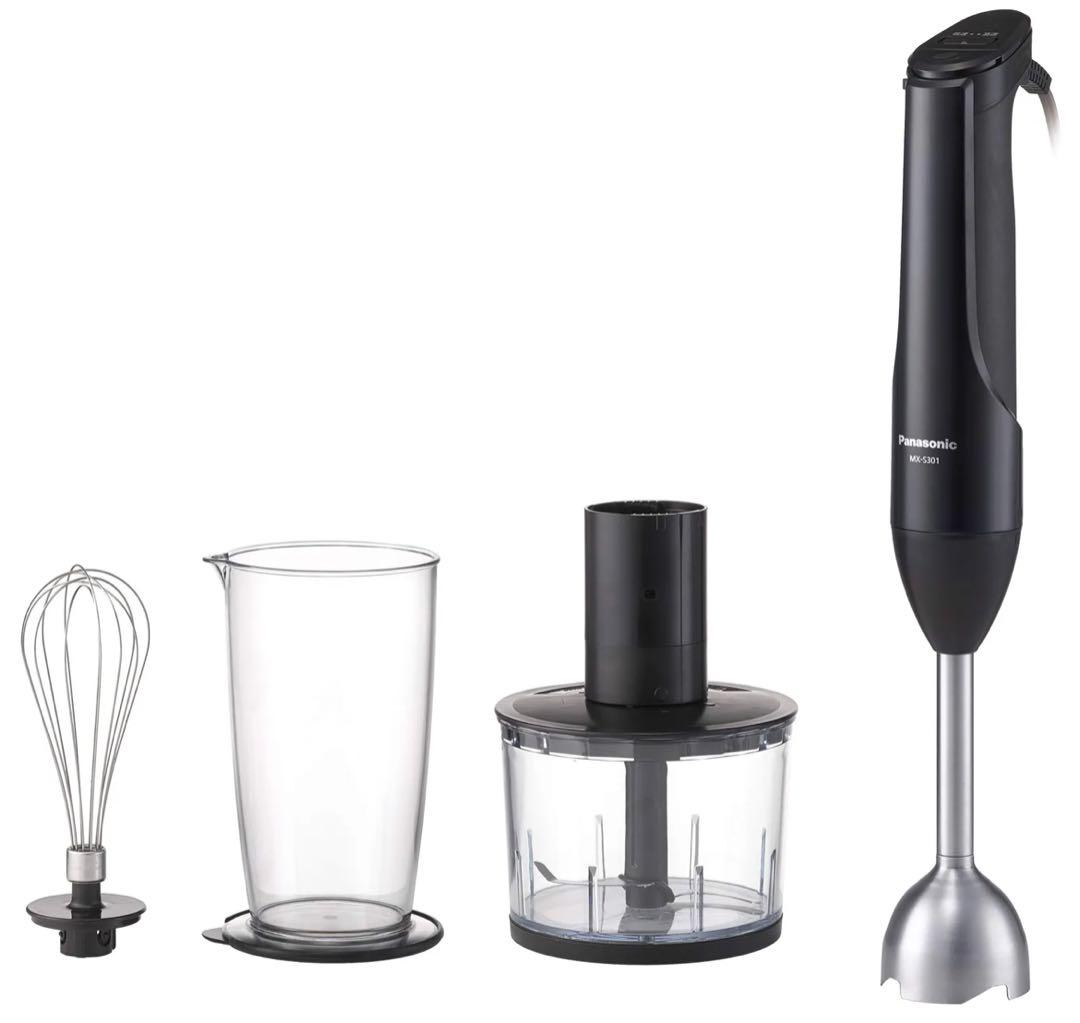 Panasonicハンドブレンダー 4枚刃 1台4役ブラック MX-S301-K