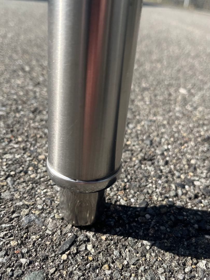 ステンレス1槽ダスト付きシンク 流し台　業務用　1200×600×800