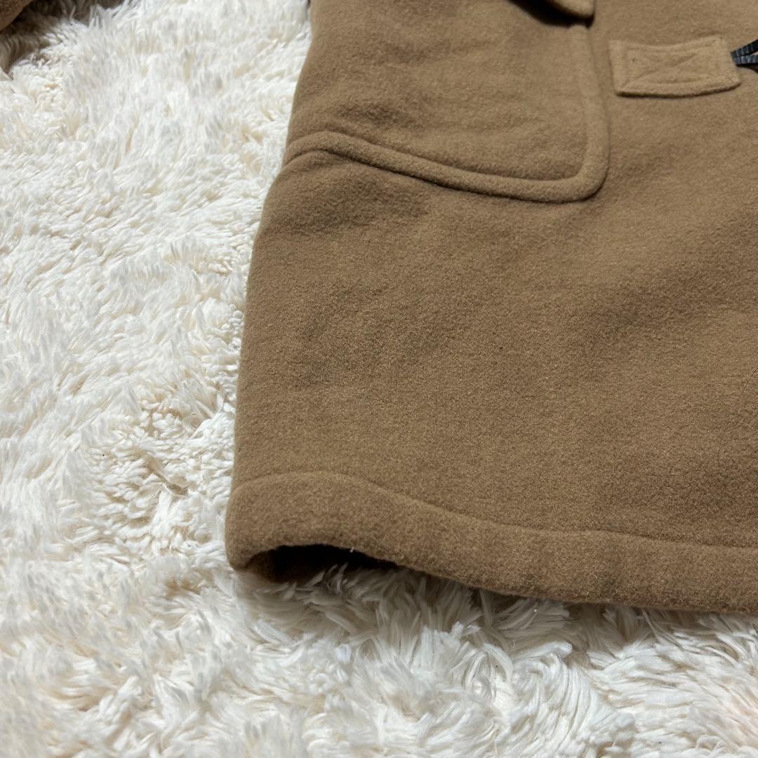 バーバリーズブルーレーベル ウール　ダッフルコート ノバチェック キャメル　38