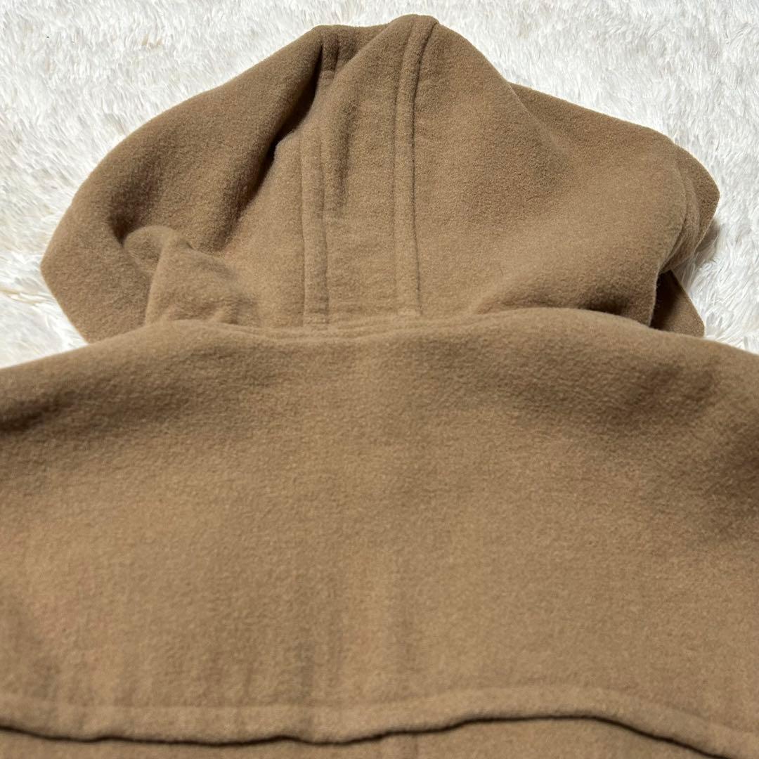 バーバリーズブルーレーベル ウール　ダッフルコート ノバチェック キャメル　38