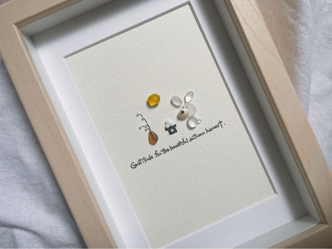 シーグラスアート　12か月カレンダー　　　　S-182