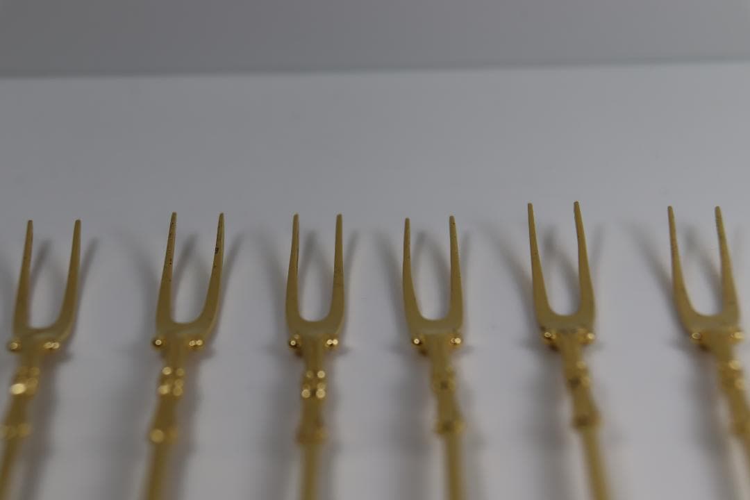 クリストフウィドマン■スターリング製フルーツピック6本セット■デコラ・クラシック