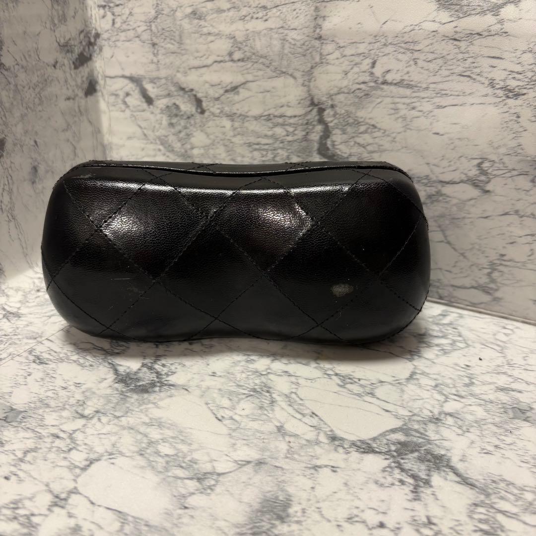 【F-fox8】CHANEL ブラック サングラス リボンモチーフ