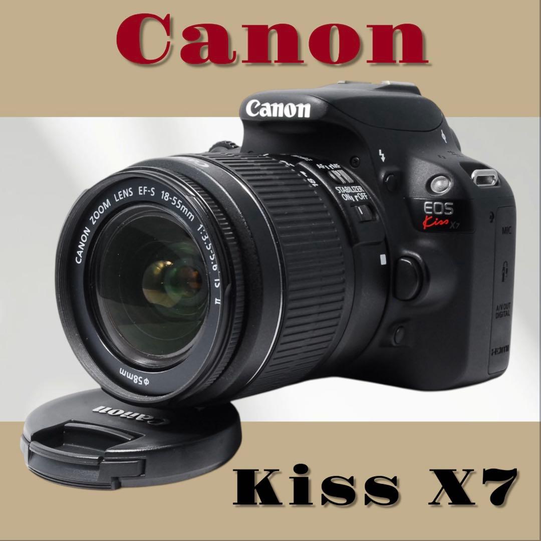 ❣️超軽量&極美品❣️Canon Kiss X7 デジタル一眼レフカメラ
