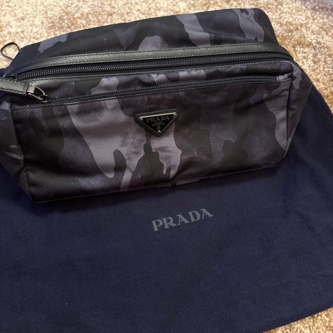 【新品未使用】PRADA カモフラージュ バッグ(ポーチ、ハンドバッグ)