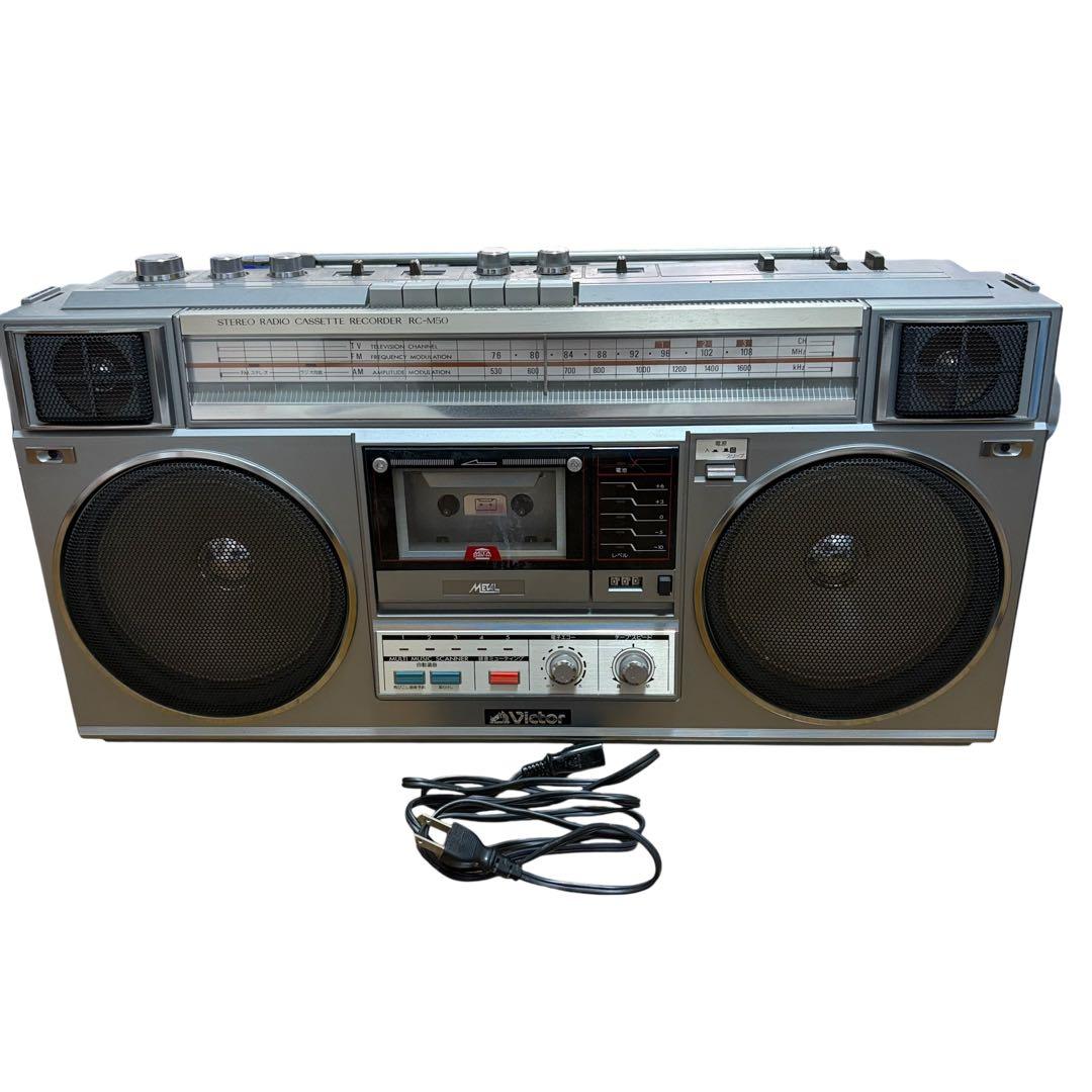 Victor ラジオカセットレコーダー RC-M50 ビクター