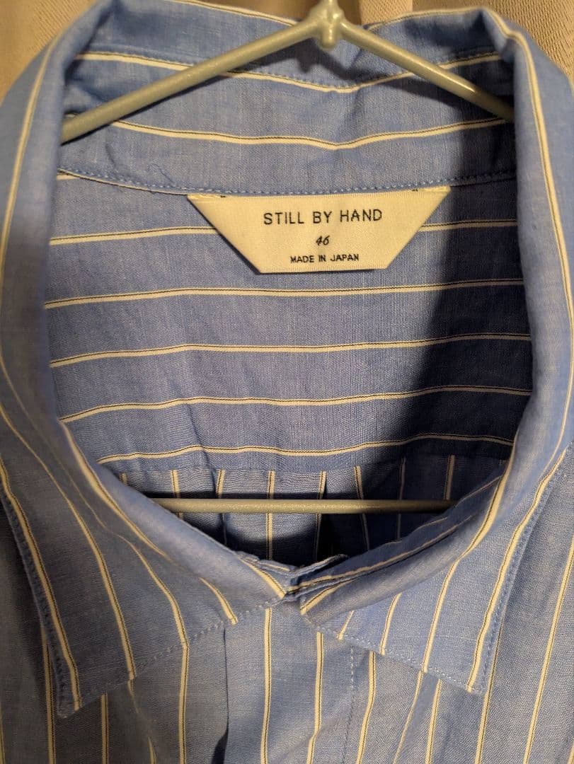 STILL BY HAND ストライプシャツ