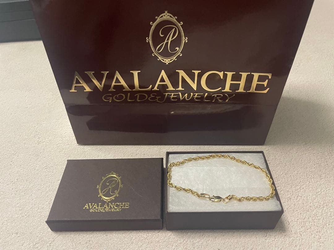 AVALANCHE 10Kイエローゴールドブレスレット